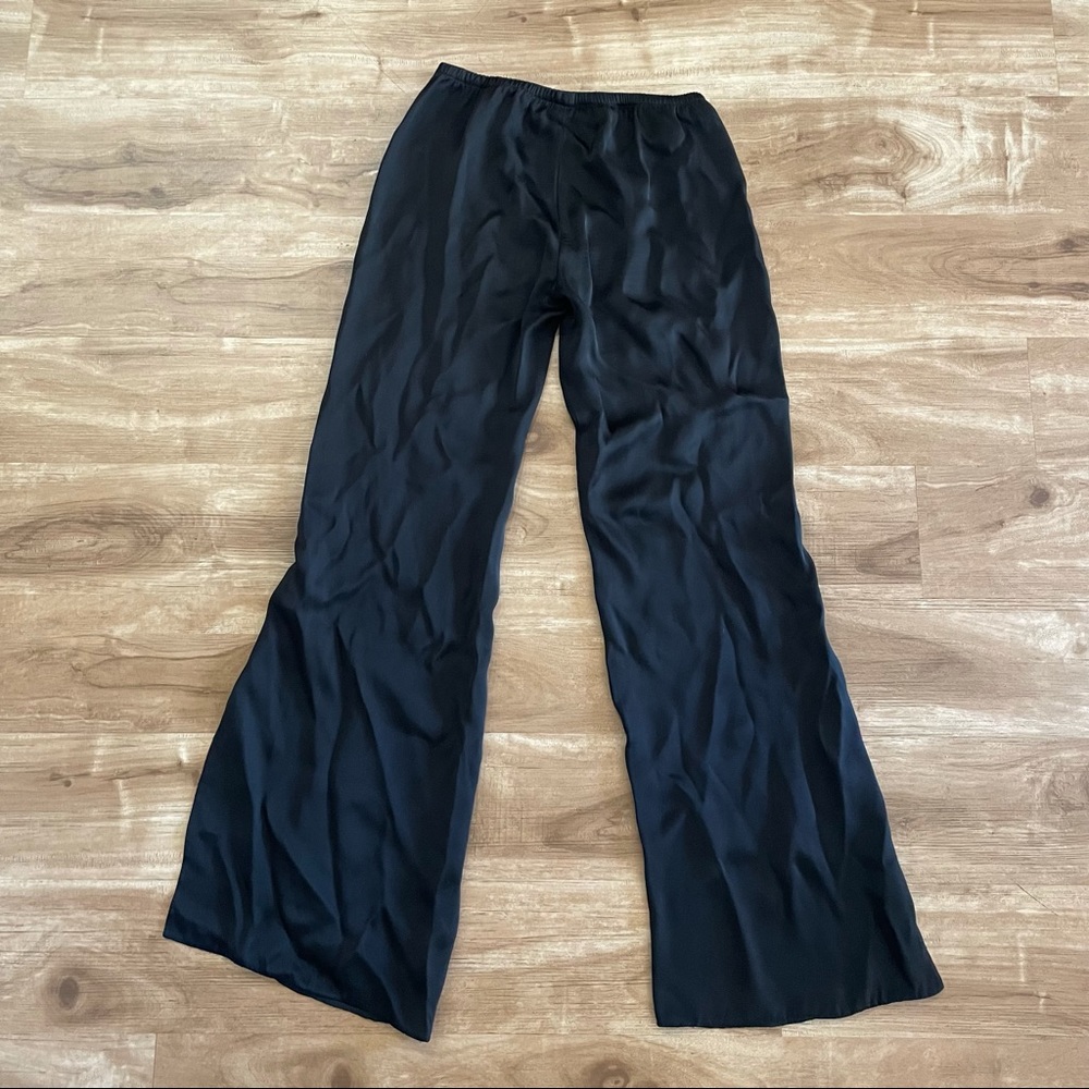 The Row Silk Pants (stretchy)